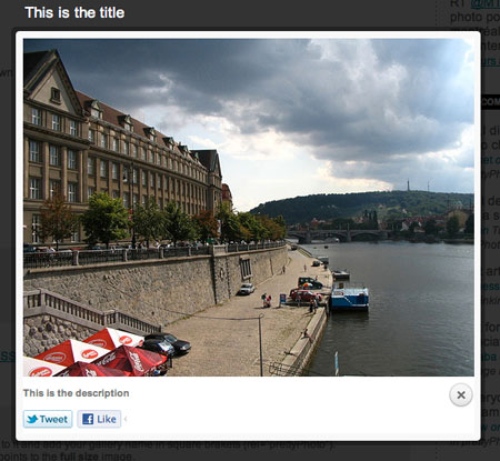 prettyPhoto jQuery Lightbox Clone
