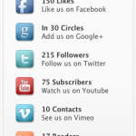 Social Crowd Widget Interface